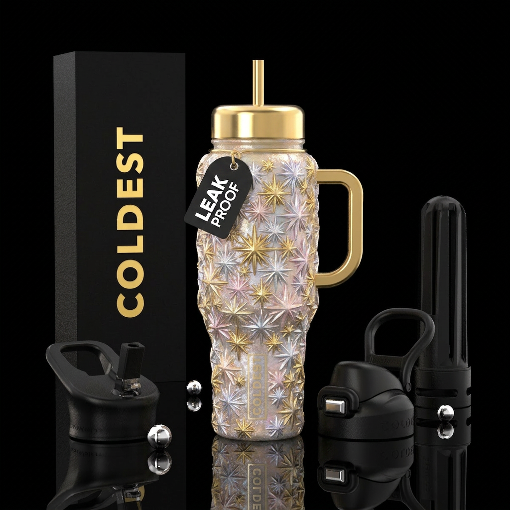 Art water bottle design