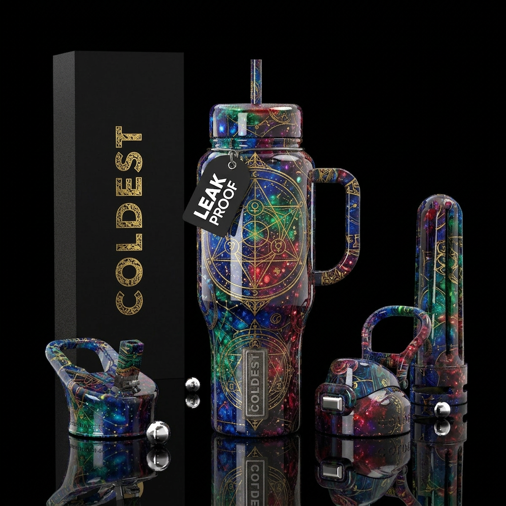 Art water bottle design