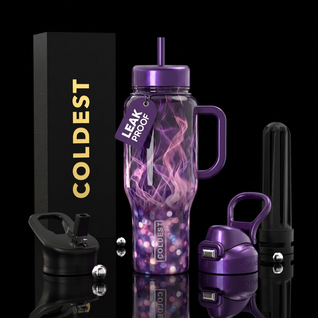 Art water bottle design