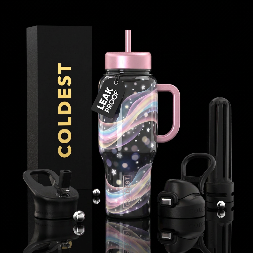 Art water bottle design