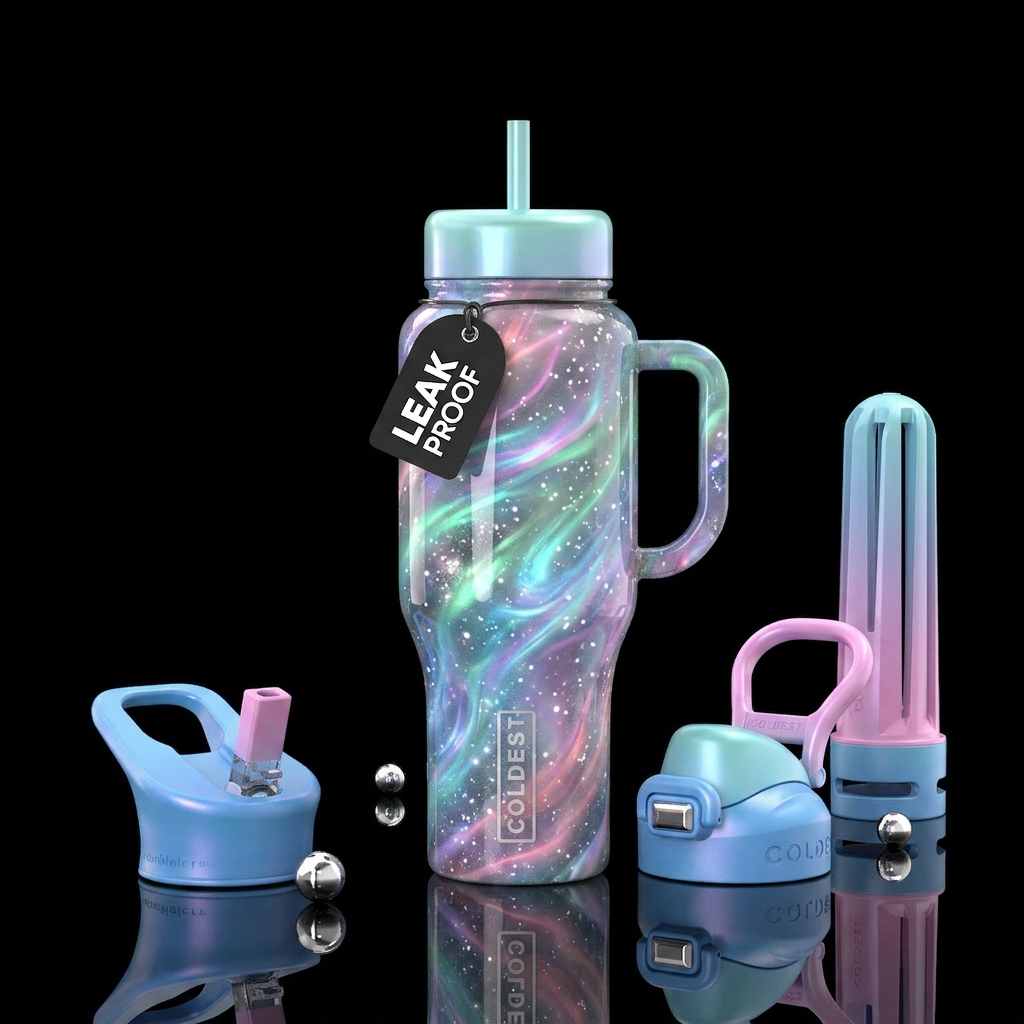 Art water bottle design