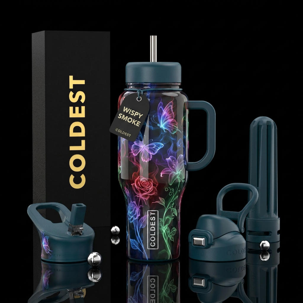 Art water bottle design