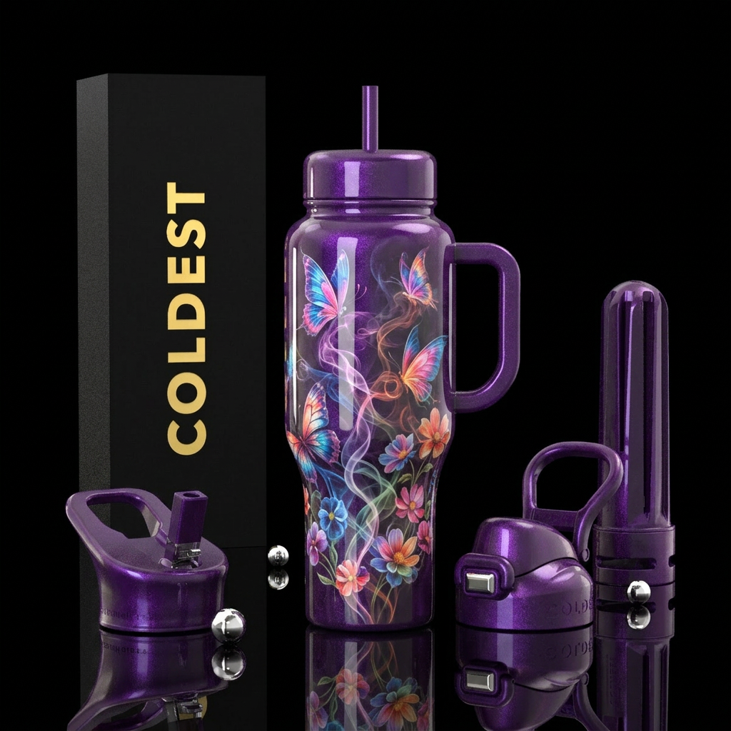Art water bottle design