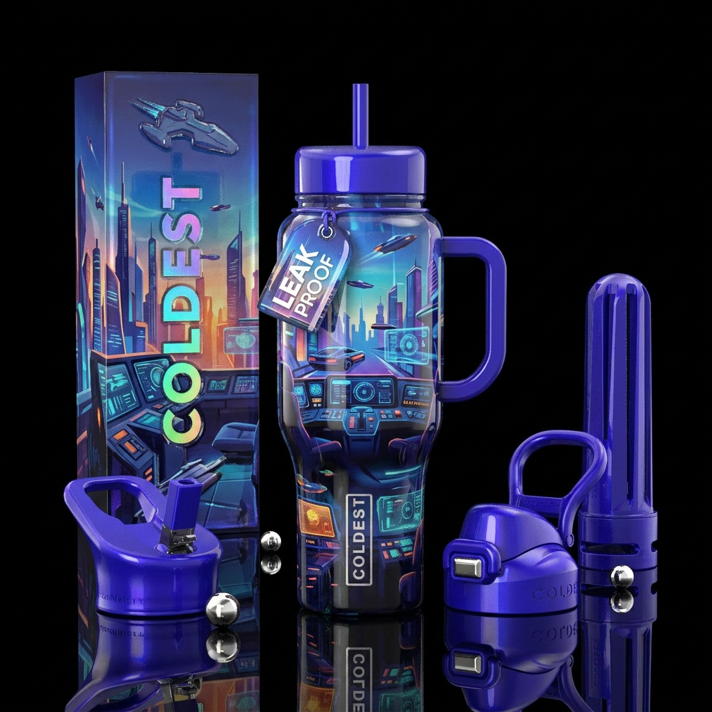 Fantasy water bottle design