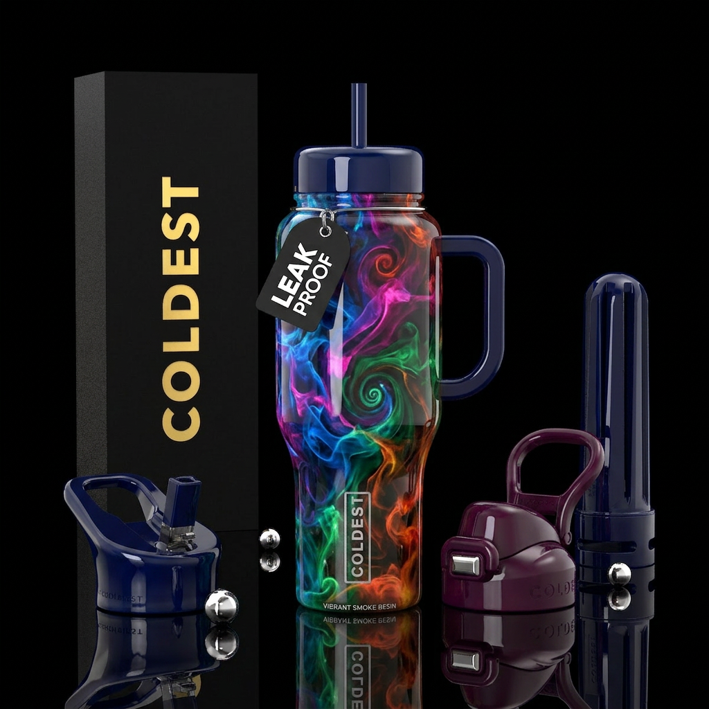Art water bottle design