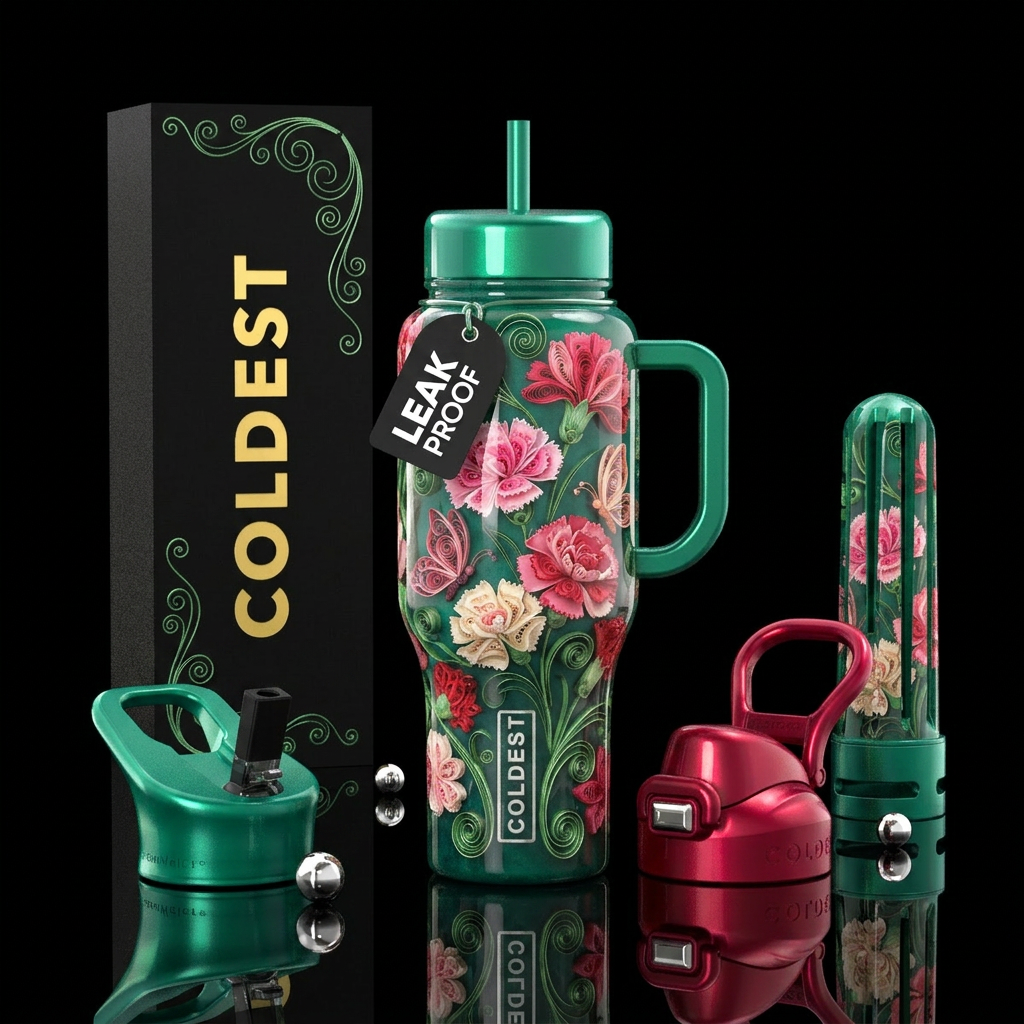 Art water bottle design