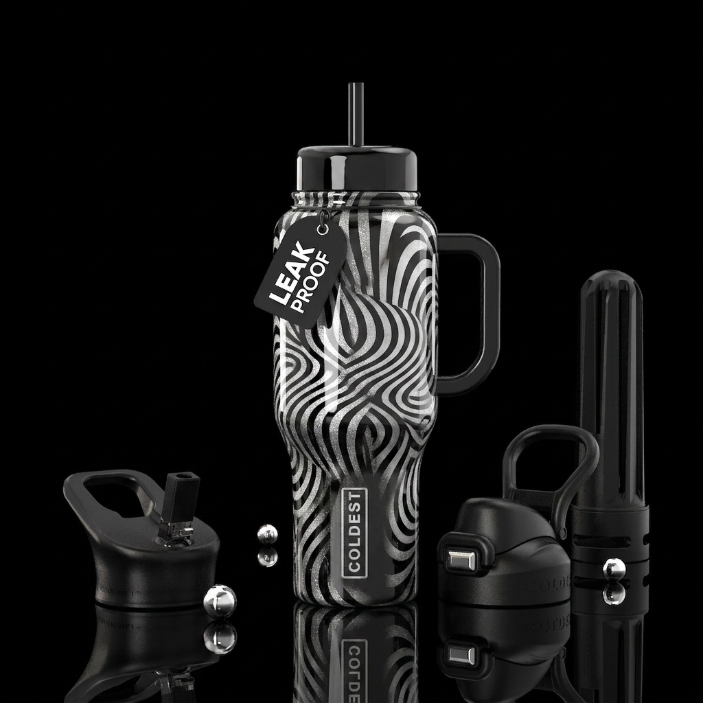 Art water bottle design
