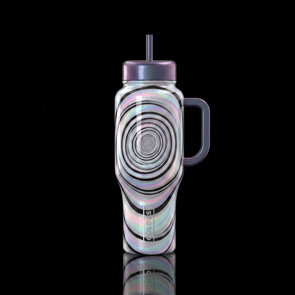 Art water bottle design
