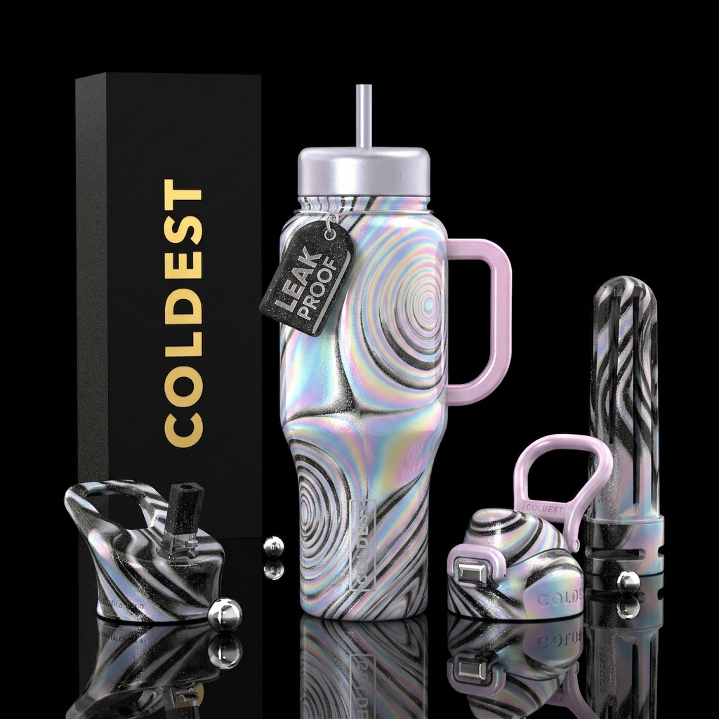 Art water bottle design