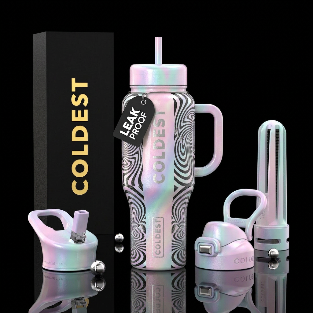 Art water bottle design