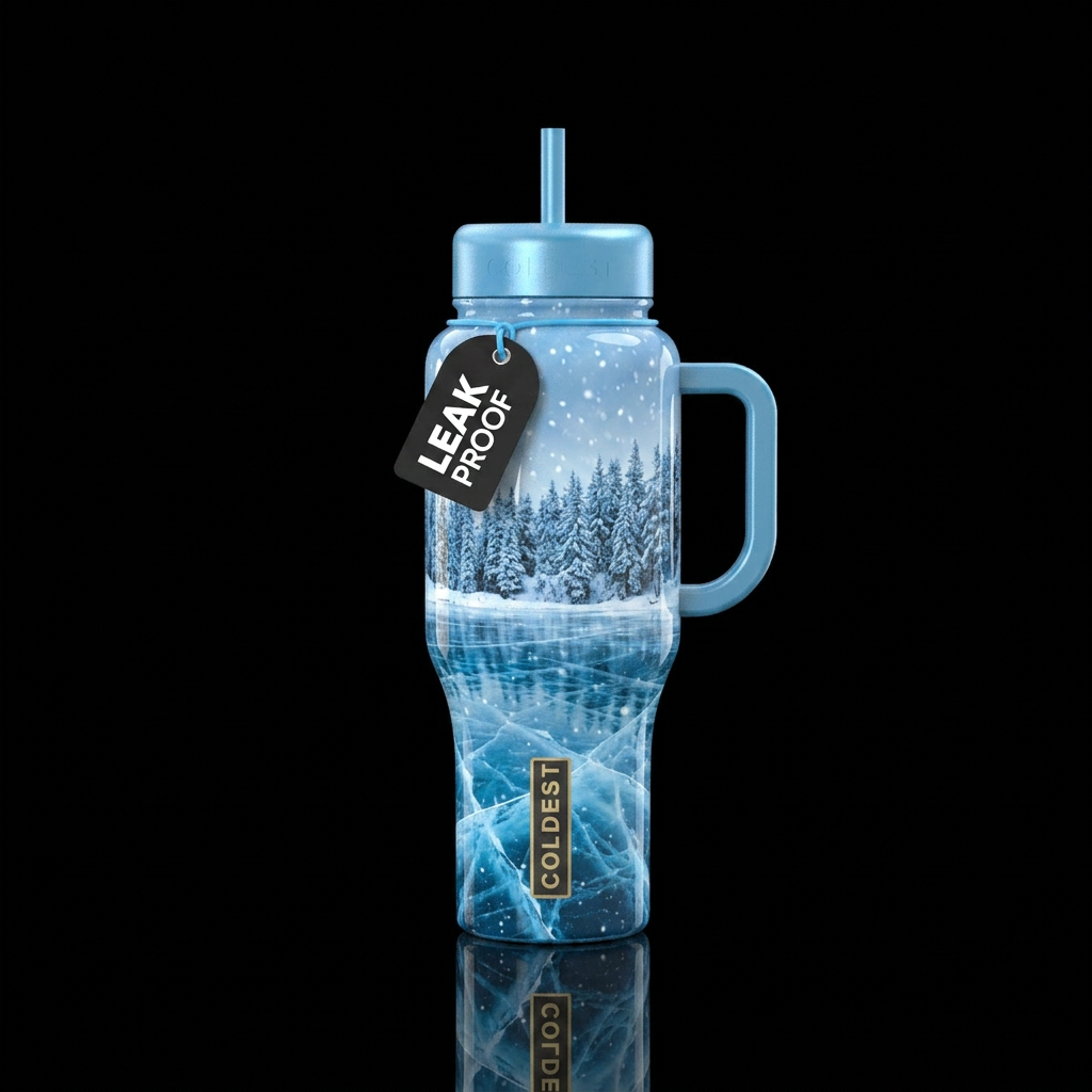 Nature water bottle design