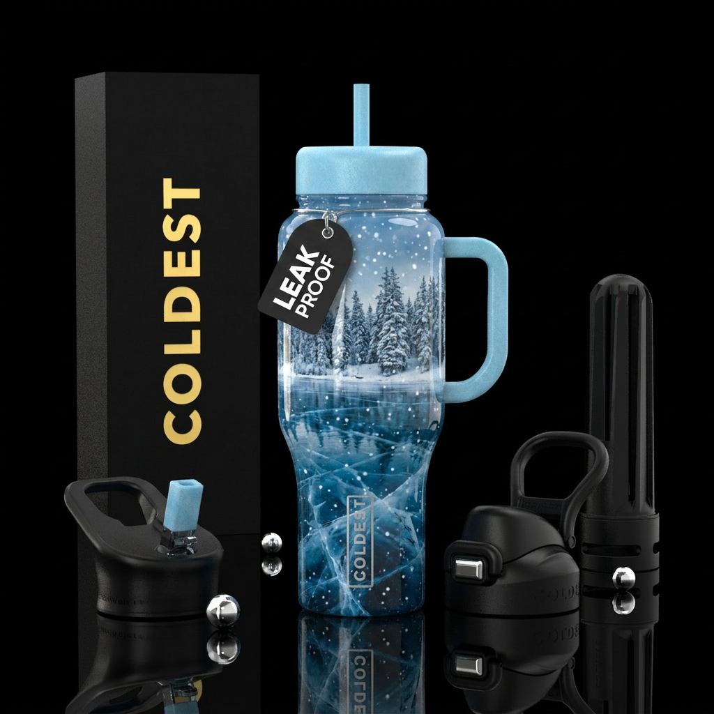 Winter water bottle design