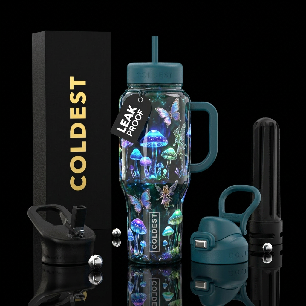 Art water bottle design