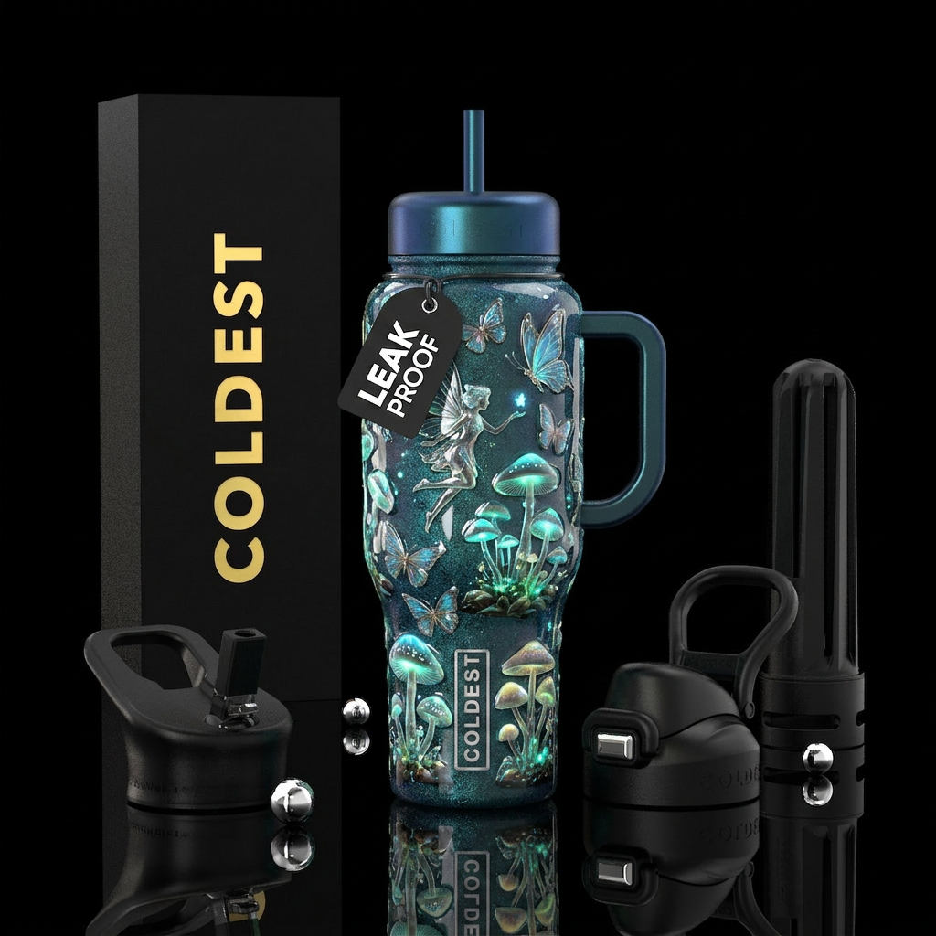 Art water bottle design