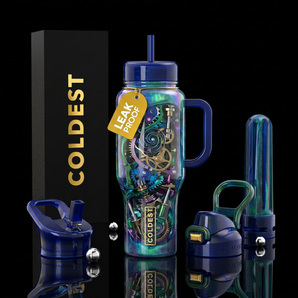 Art water bottle design