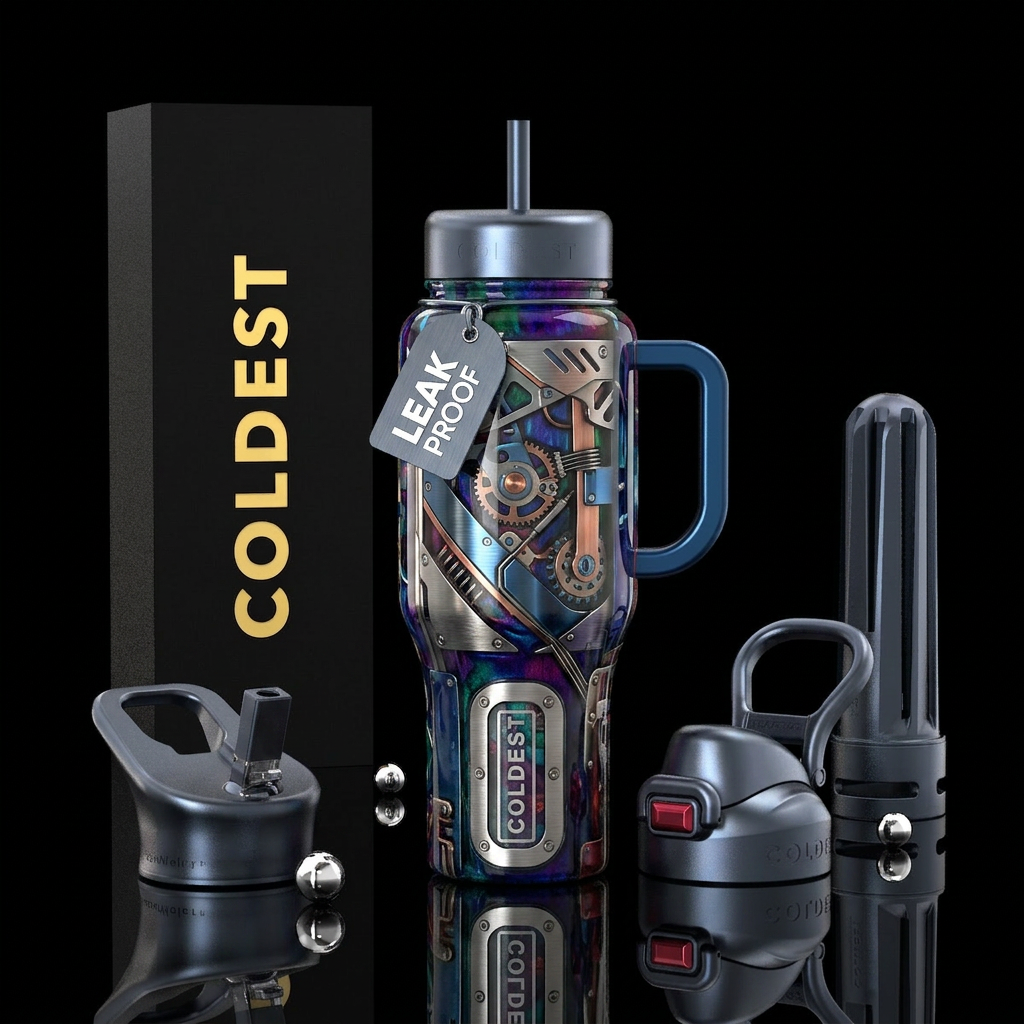 Art water bottle design