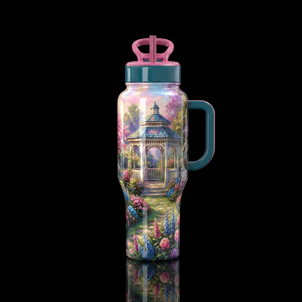 Garden water bottle design