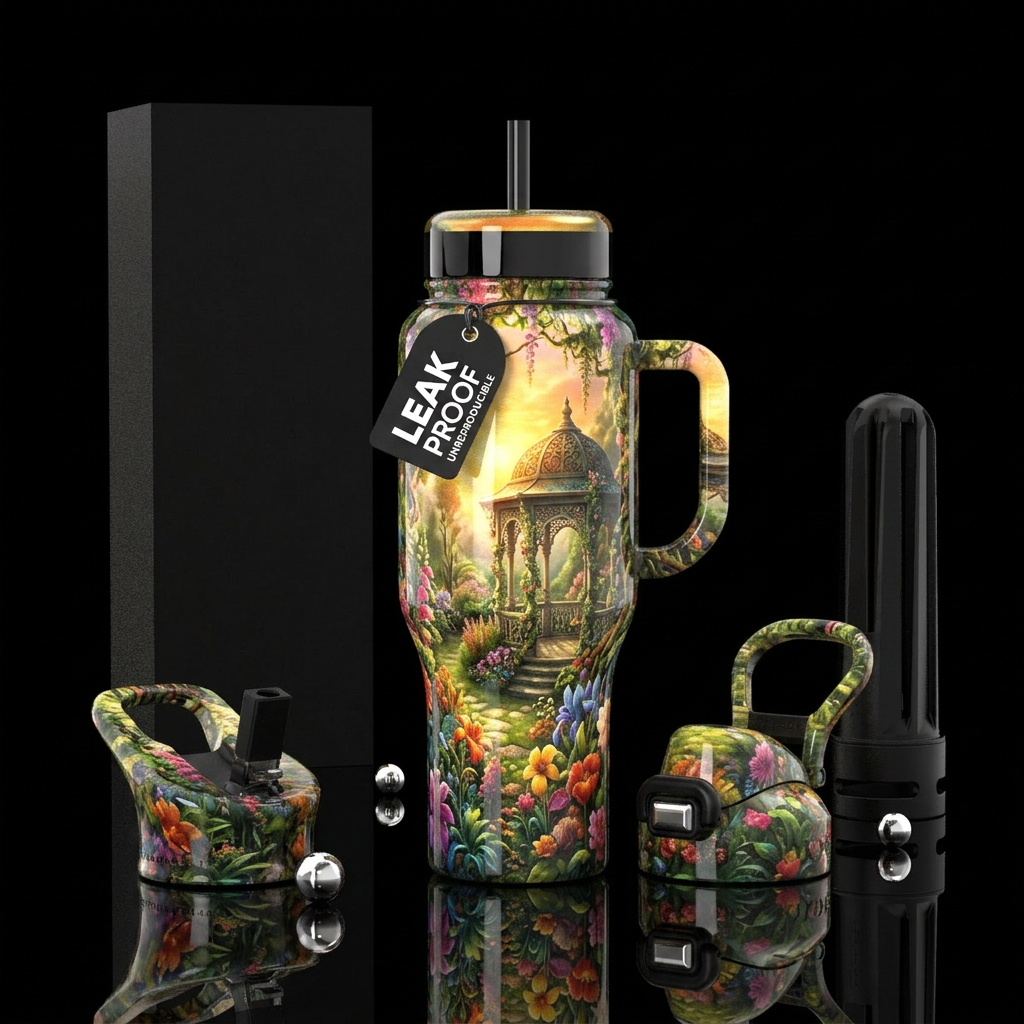 Garden water bottle design