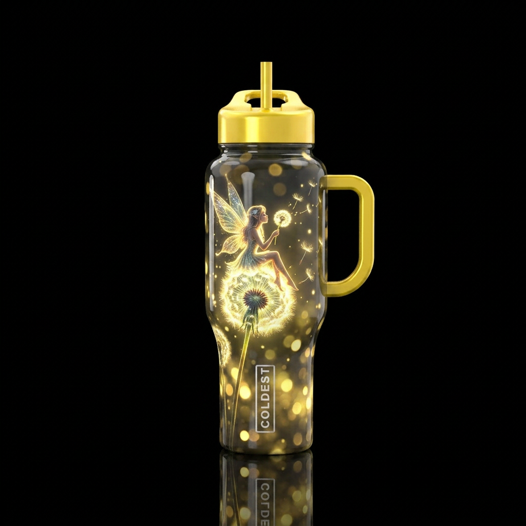 Fantasy water bottle design