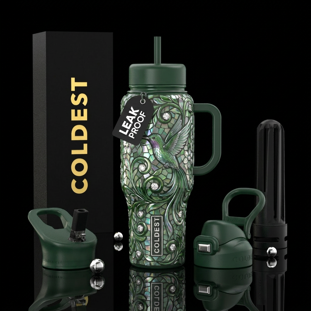 Art water bottle design