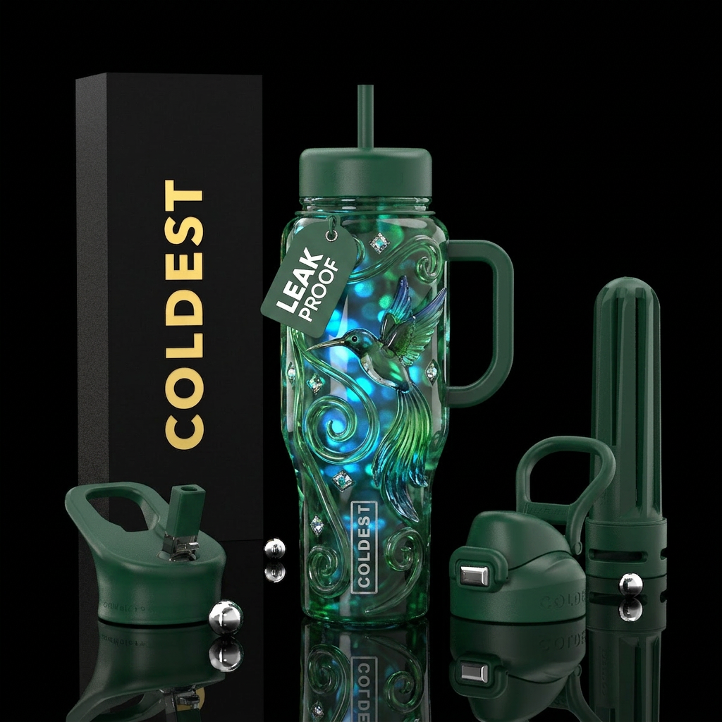 Art water bottle design