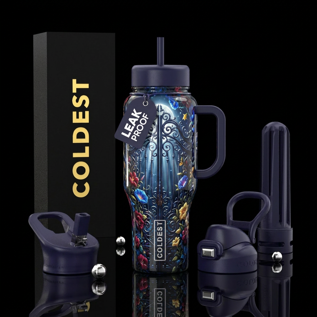 Art water bottle design