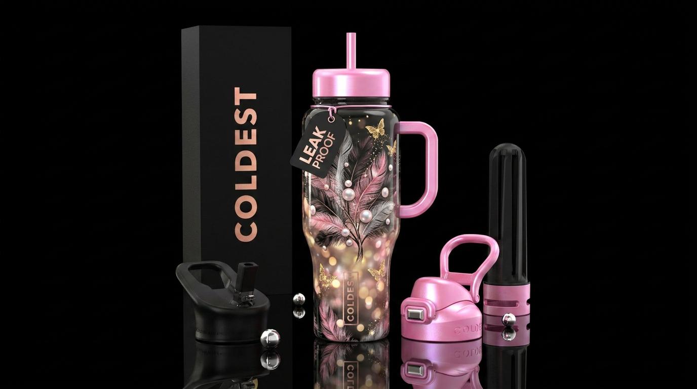 Art water bottle design