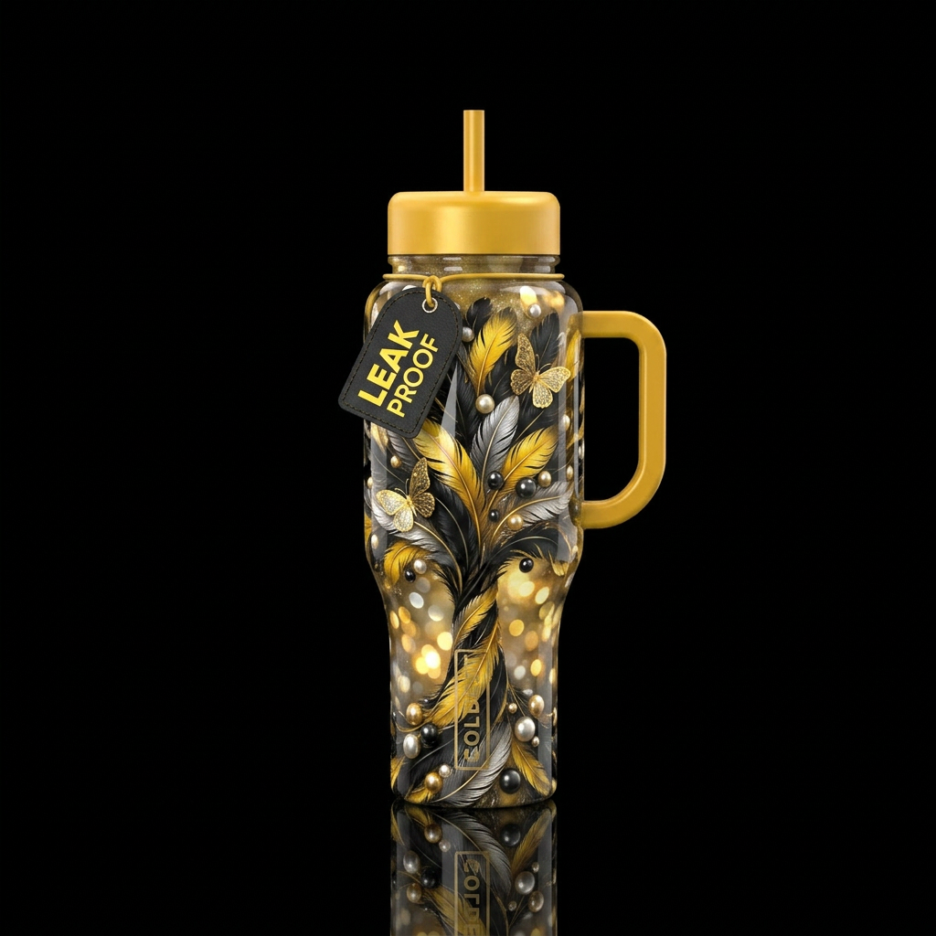 Art water bottle design