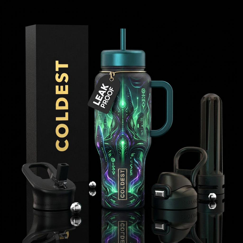 Fantasy water bottle design