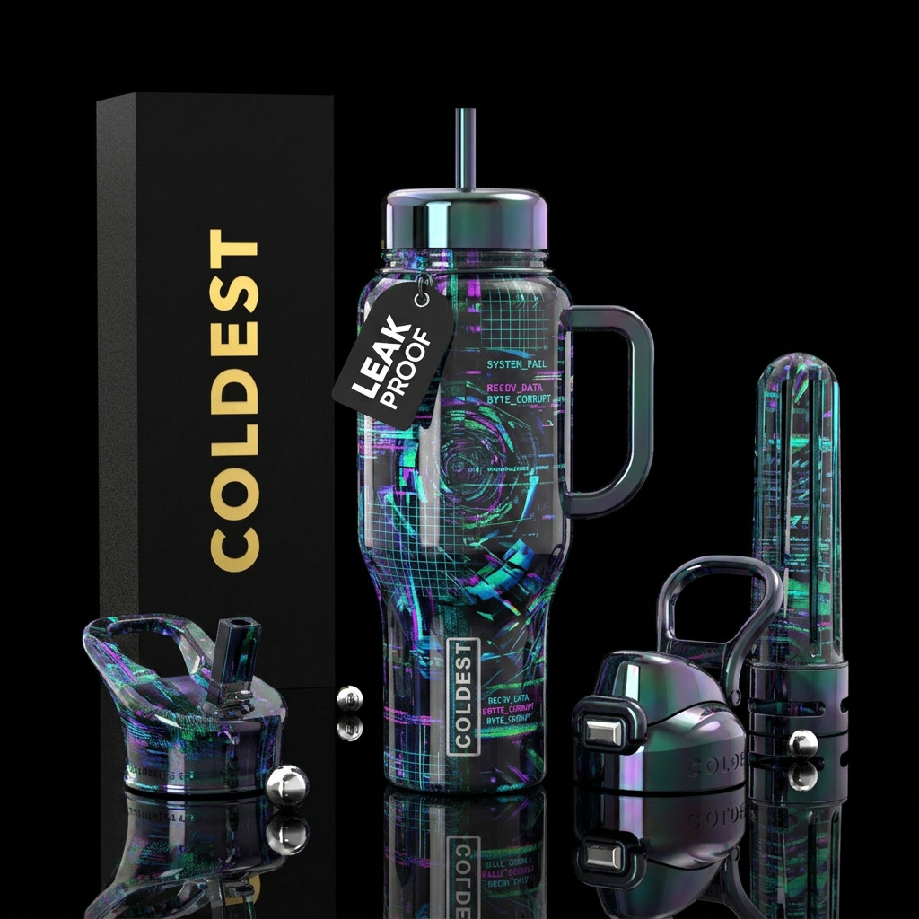 Art water bottle design