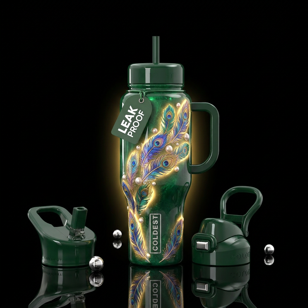 Art water bottle design
