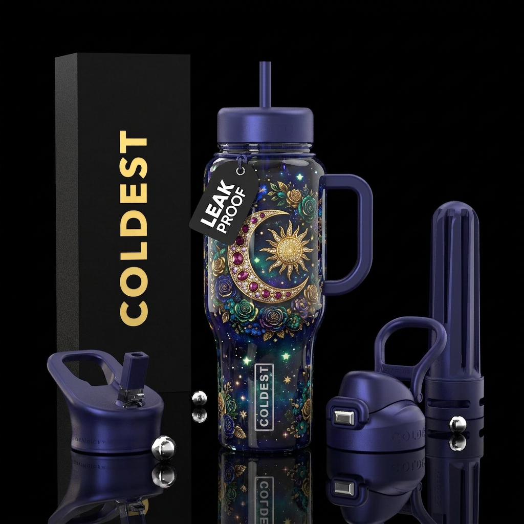 Art water bottle design