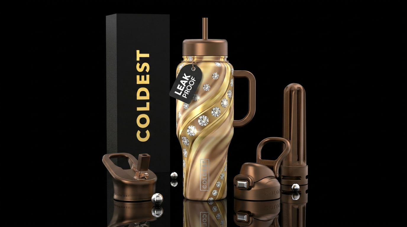Art water bottle design
