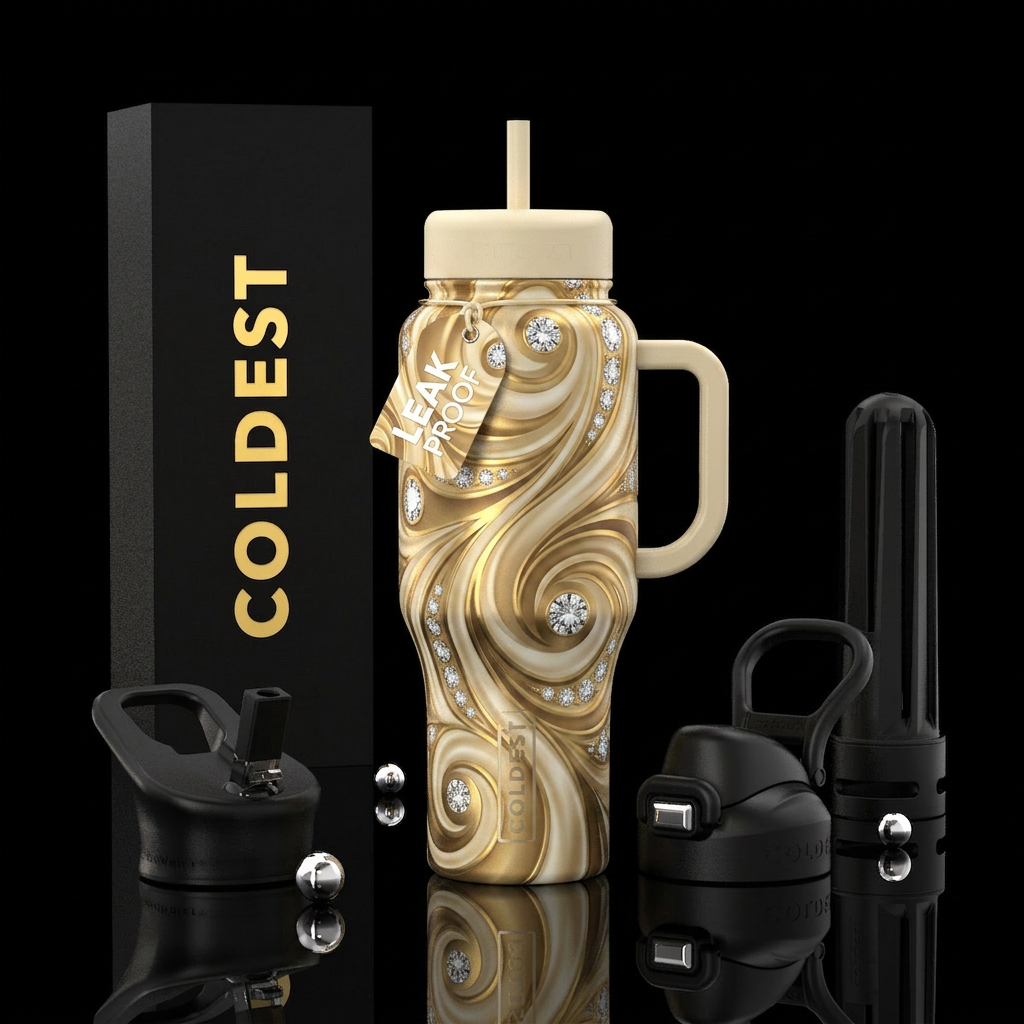 Art water bottle design