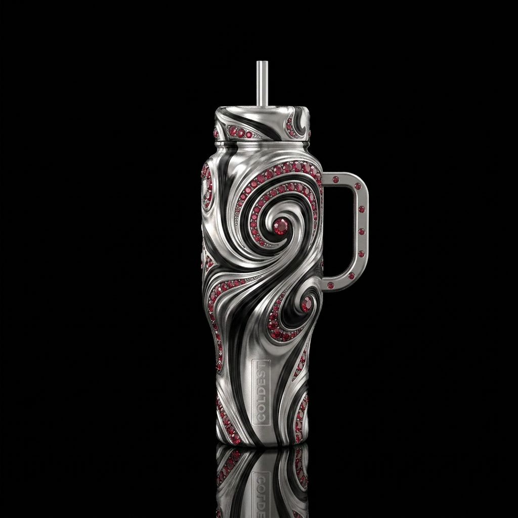 Birthstone water bottle design