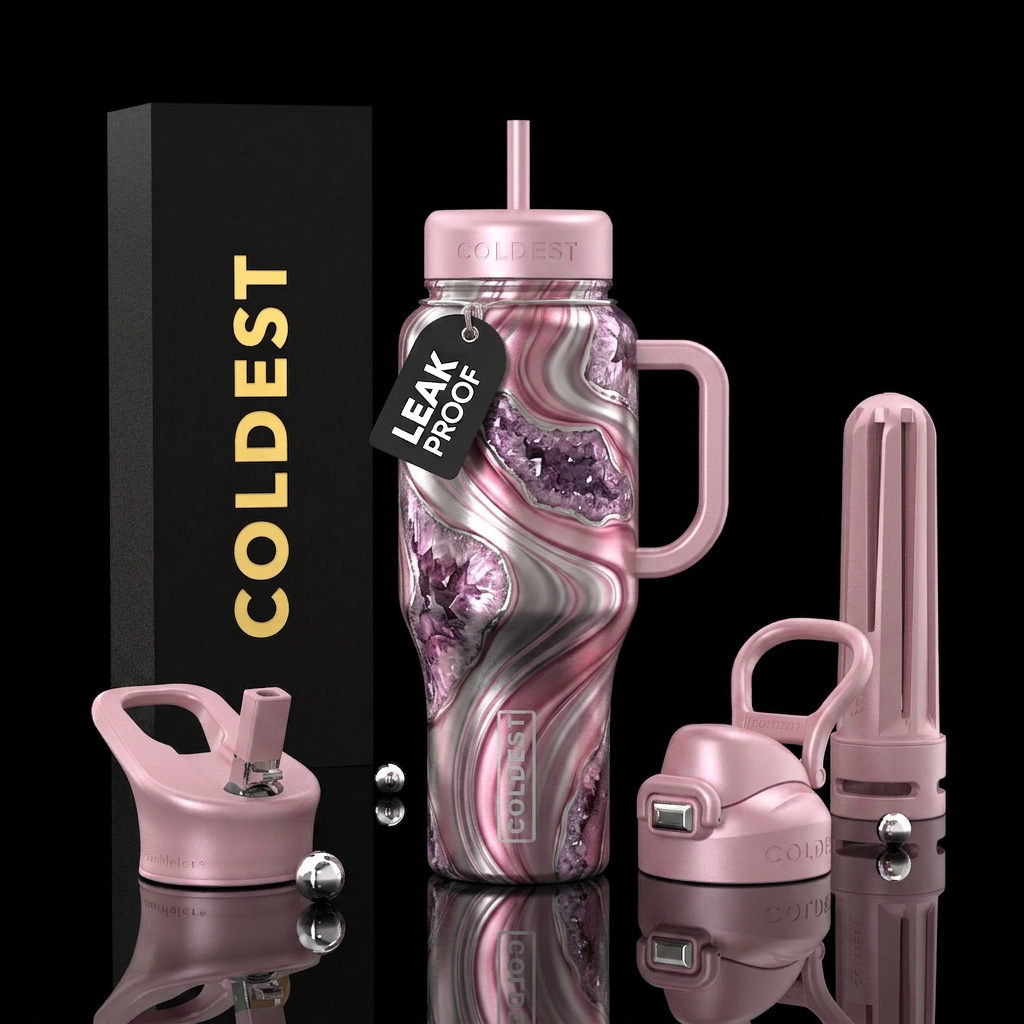 Art water bottle design