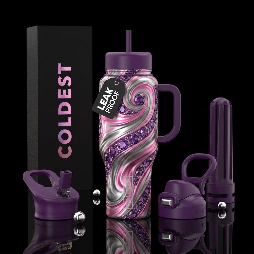 Birthstone water bottle design