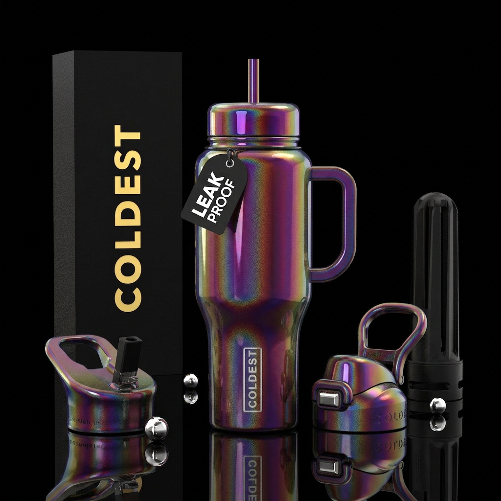 Art water bottle design