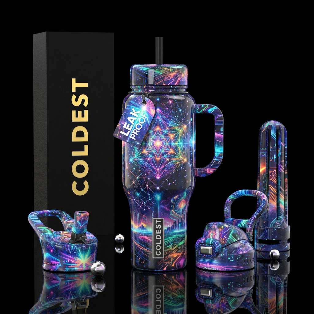 Art water bottle design