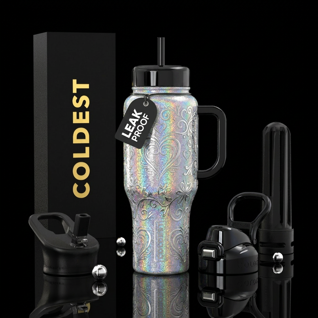 Art water bottle design