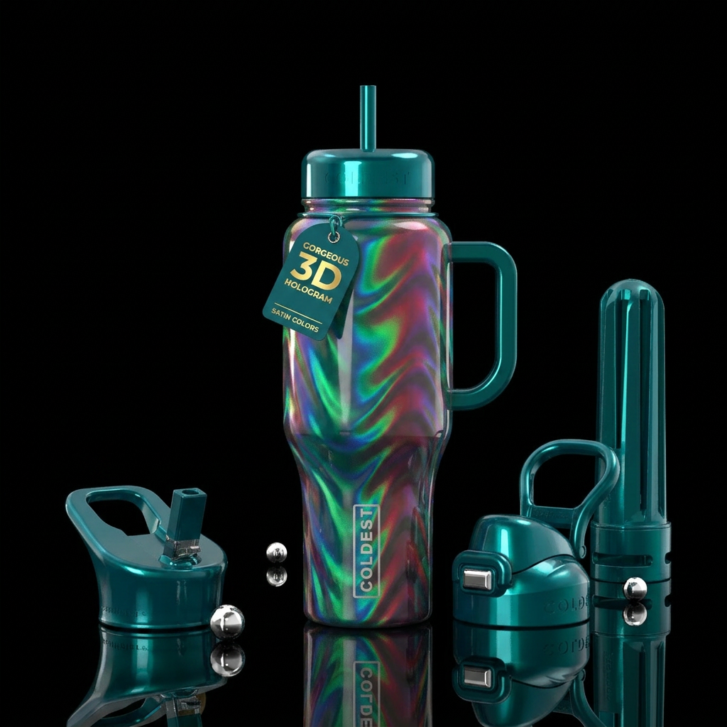 Art water bottle design