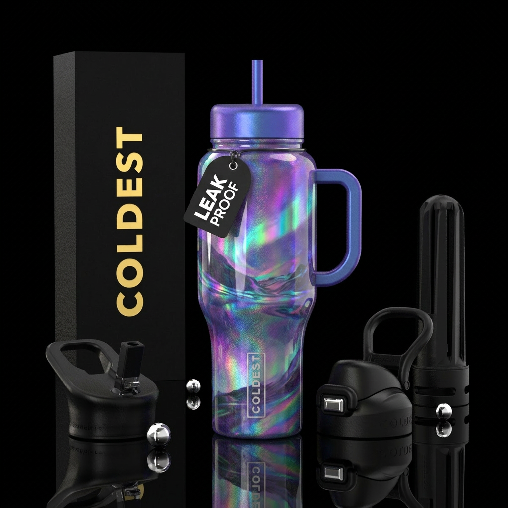Art water bottle design