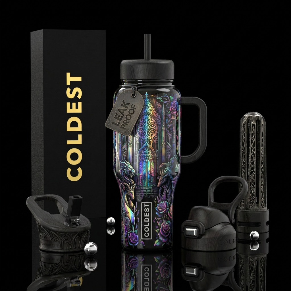 Fantasy water bottle design