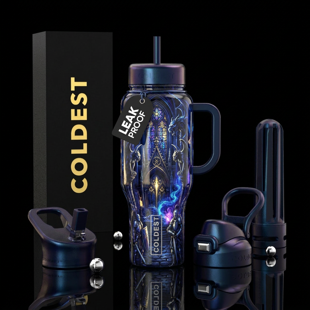 Fantasy water bottle design