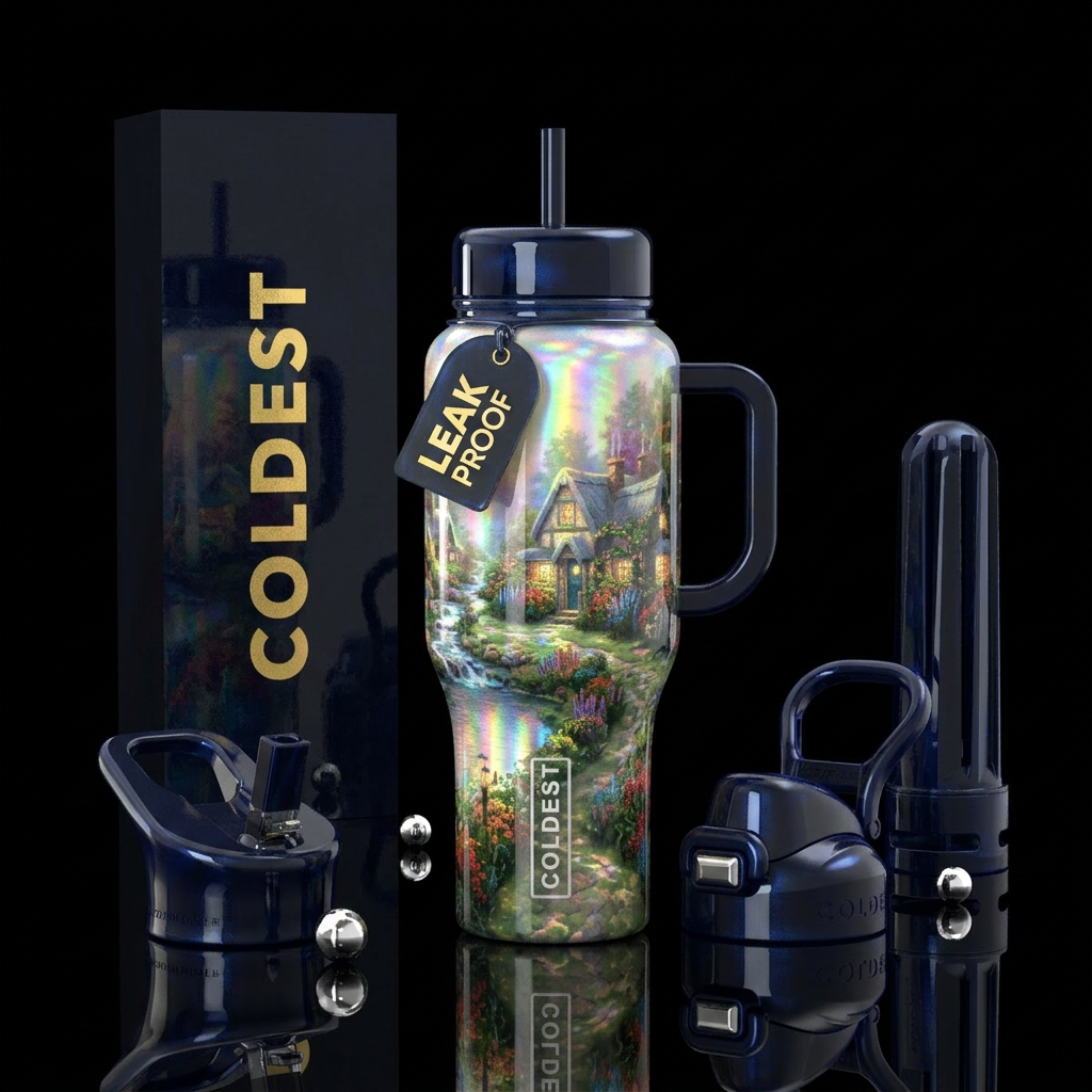 Art water bottle design