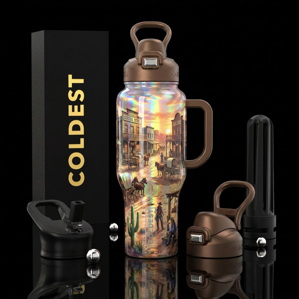 Western water bottle design