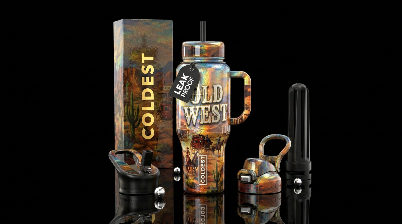 Western water bottle design