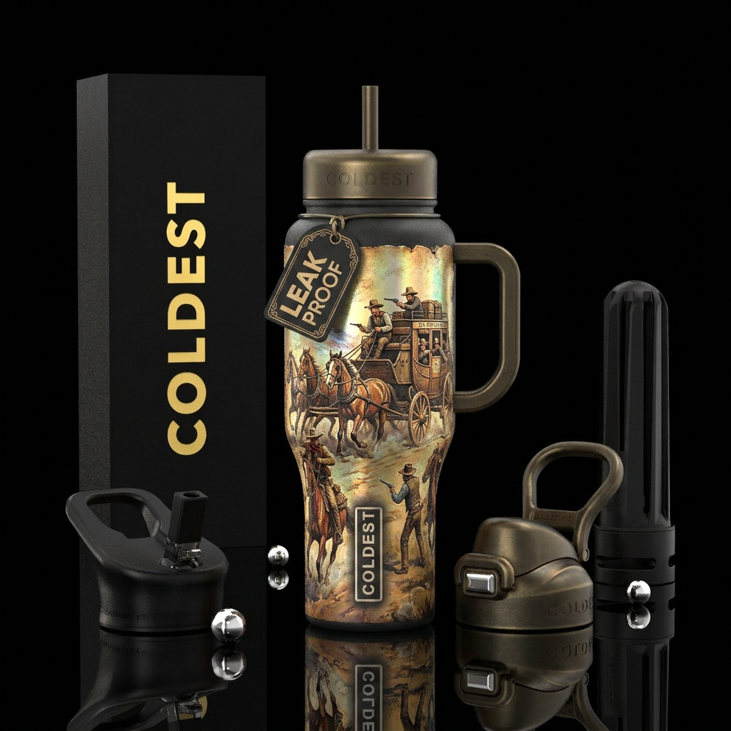Western water bottle design