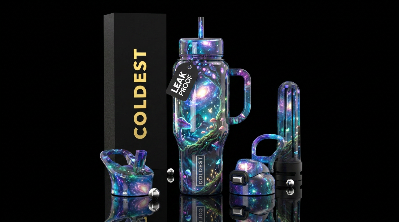 Fantasy water bottle design