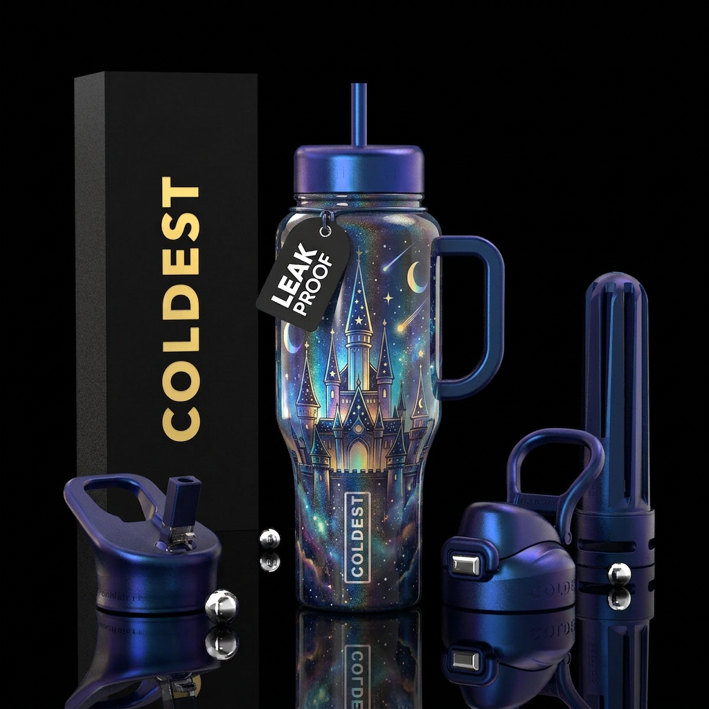 Fantasy water bottle design